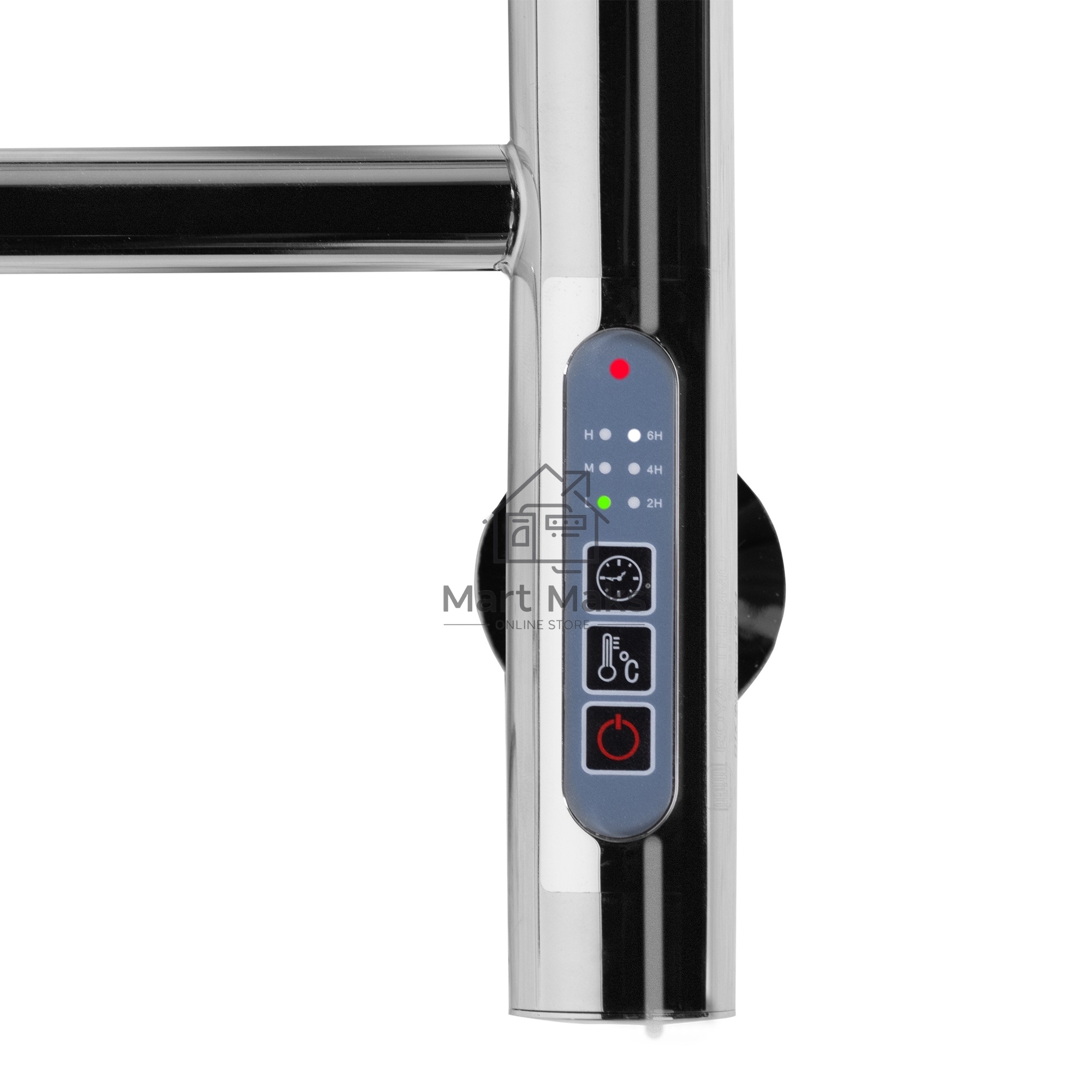 Полотенцесушитель Royal Thermo Aora П7 c полкой 500х800 электро (new встроен. диммер)