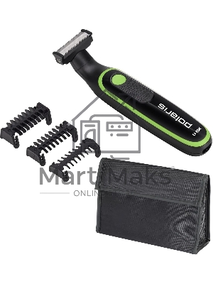 Машинка для стрижки Polaris PHC 0303RB черный/лайм 240Вт