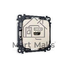 Комплект механизма розетки HDMI 2.0 OMEGA Бежевый глянец 40V/500mA 2.0GHz 5-18Gbit/s QUANT (OP3140, VM222) MO314010 Комплект механизма розетки HDMI 2.0 OMEGA Бежевый глянец 40V/500mA 2.0GHz 5-18Gbit/s QUANT (OP3140, VM222) MO314010