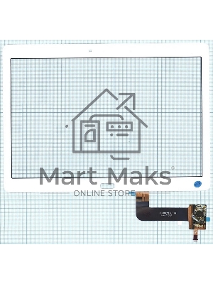 Сенсорное стекло (тачскрин) для Huawei MediaPad M2 10.0, белое