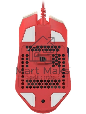Мышь проводная A4Tech Bloody W63 Max Proxy Boom бежевый/красный, 12000 dpi, USB, кнопки - 9