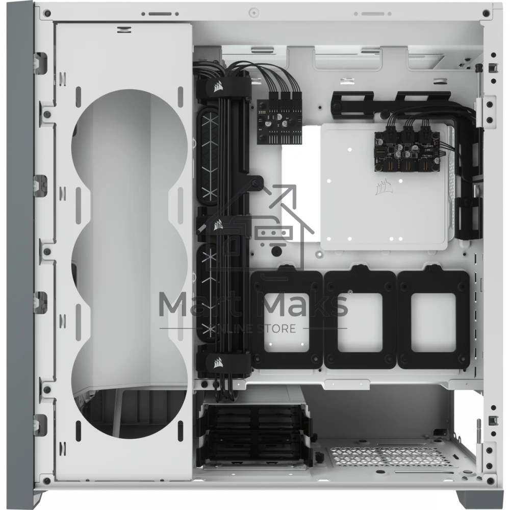 Компьютерный корпус Corsair iCUE 5000X RGB CC-9011213-WW Tempered Glass Mid-Tower Smart Case, White