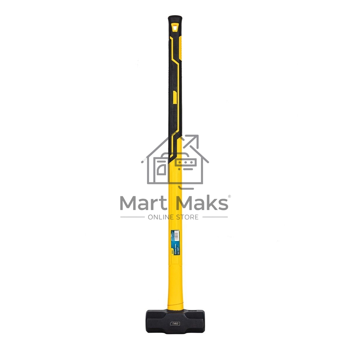 Кувалда Deli DL6912 3600гр Рукоятка из высокопрочного стекловолокна