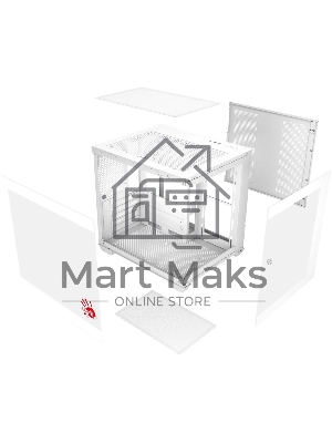 Компьютерный корпус Bloody CC-121 белый без БП mATX 7x120мм 1xUSB2.0 1xUSB3.0 audio