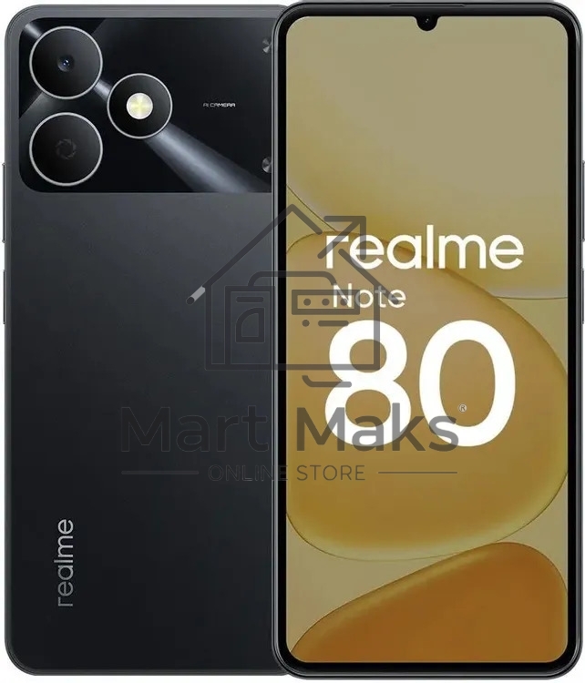 Смартфон Realme Note 80 RMX5388 4Gb, 64Gb, черный