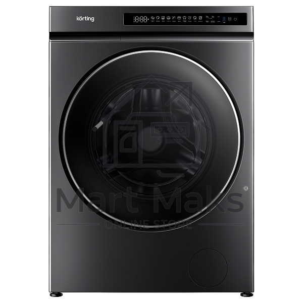 Стиральная машина Korting KWM 60ID1203 GR серый, загрузка фронтальная 10 кг, 1200 об/мин, класс A+++