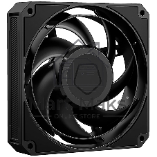 Вентилятор корпусной ID-Cooling AT-120-K, 120 мм, 3000 об/мин, 36.5 дБ, 4-pin PWM, без подсветки