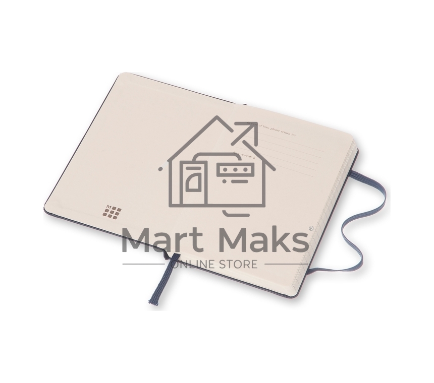 Блокнот Moleskine CLASSIC MM710B20 Pocket 90x140мм, 192 страниц, линейка, твердая обложка, синий сапфир