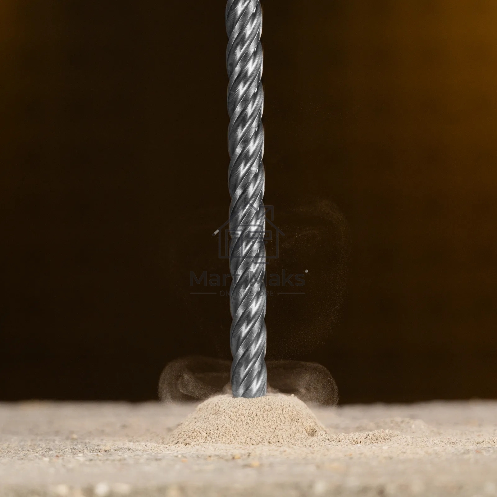 Бур по бетону Denzel цельная крестовая пластина, 10x265 мм, SDS PLUS