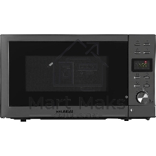 Микроволновая печь Hyundai HYM-D3043 серебристый, 20 л, 700 Вт, переключатели - кнопки, поворотный механизм