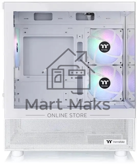 Компьютерный корпус Thermaltake View 170 TG ARGB белый без БП mATX 4x120mm 2x140mm 1x200mm 2xUSB3.0 audio bott PSU
