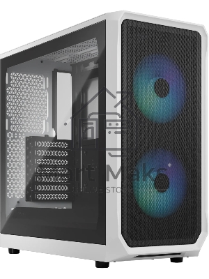 Корпус Fractal Design Focus 2 RGB White TG Clear Tint/FD-C-FOC2A-04
