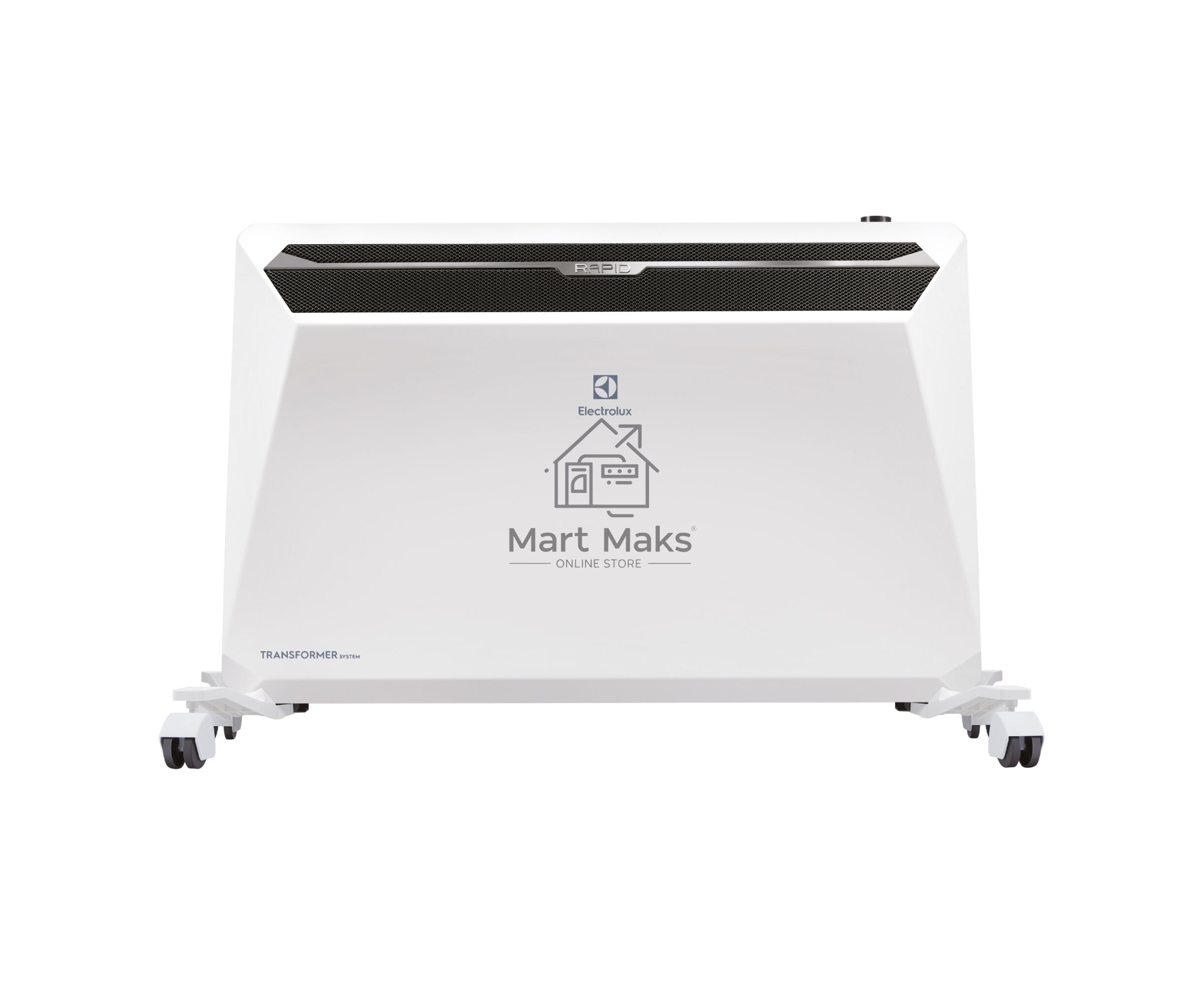 Комплект Electrolux Rapid Transformer с блоком управления и шасси ECH/R-1500 T-TUM3 белый, 1500 Вт, 20 м2, термостат