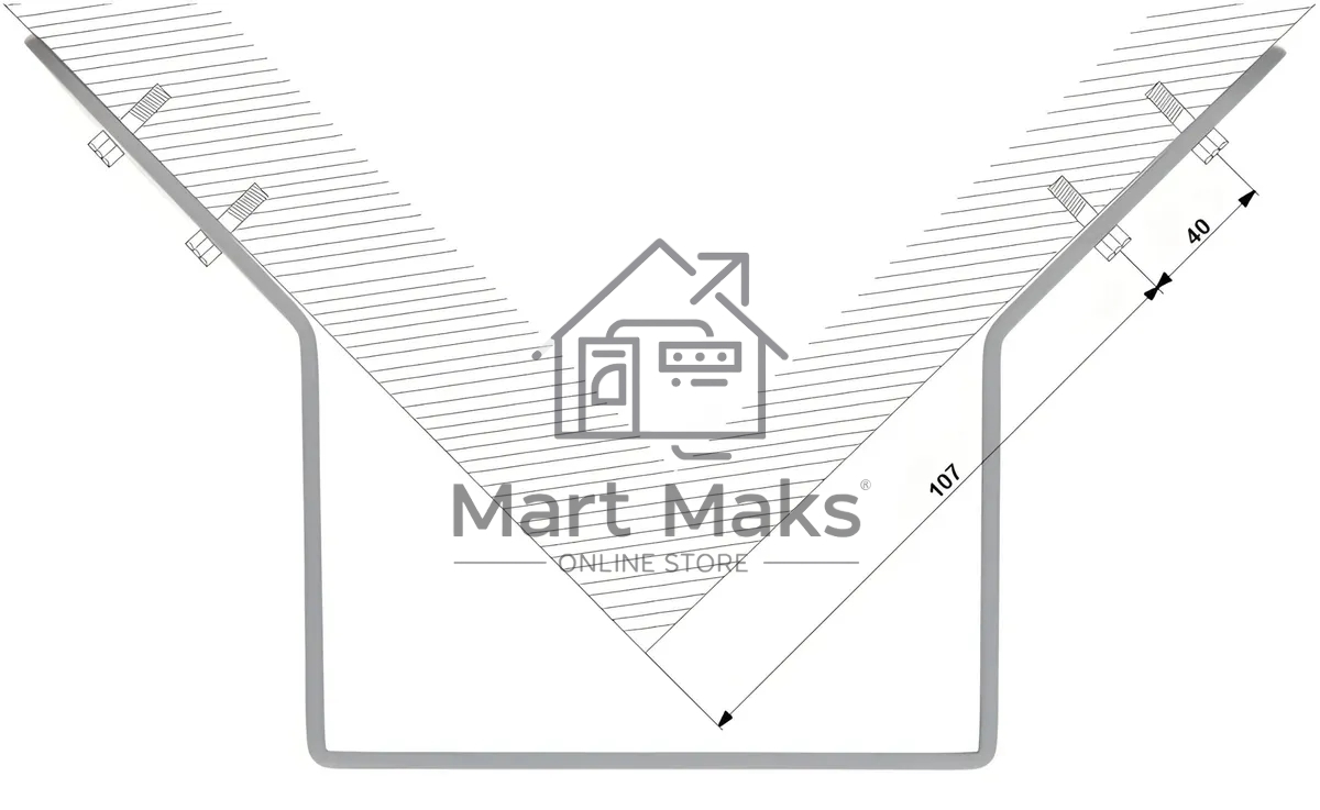 Угловой кронштейн для крепления PTZ видеокамер серий SD60/6AE/6AL, SD59/50/40, SD6C, SD42, SD29 Угловой кронштейн для крепления PTZ видеокамер серий SD60/6AE/6AL, SD59/50/40, SD6C, SD42, SD29