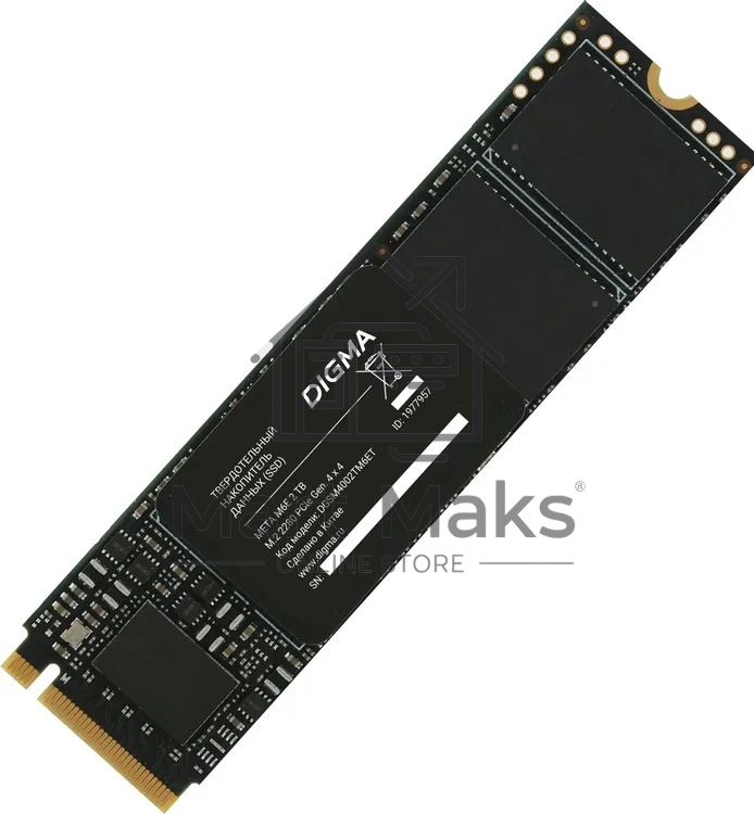 Накопитель SSD Digma PCIe 4.0 x4 2TB DGSM4002TM6ET Meta M6E M.2 2280