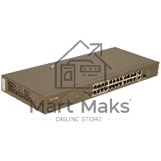 Коммутатор IP-COM F1126P-24-250W, 24×100 Мбит/с PoE + 1×1 Гбит/с + 1×1 Гбит/с Комбо (RJ45/SFP), неуправляемый