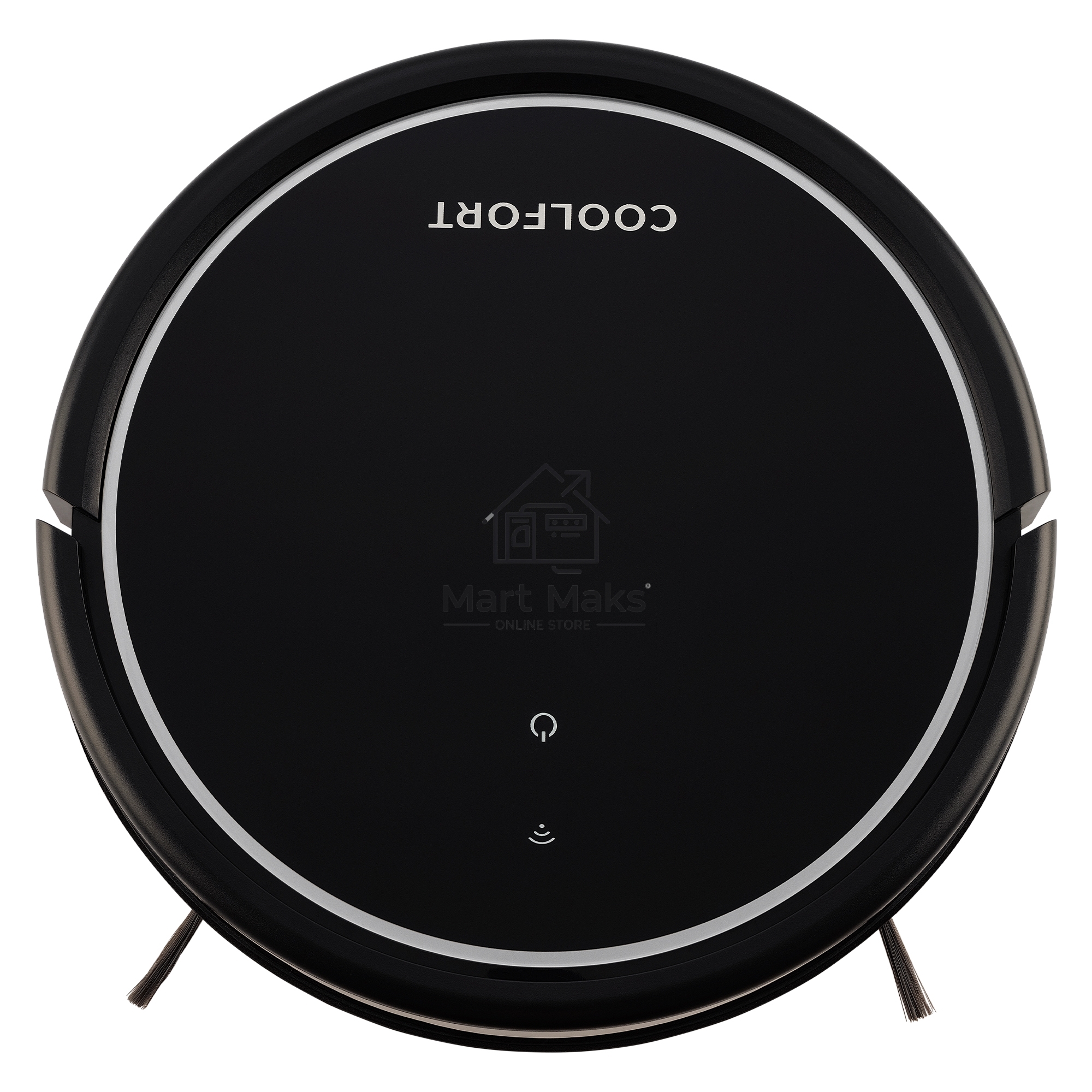 Робот-пылесос Coolfort CF-3200 черный, 2600 мAч Li-Ion, уборка сухая/влажная, пылесборник контейнер 0.3 л