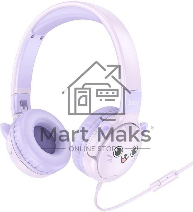 Наушники детские HOCO (6942007638609) W61 Purple