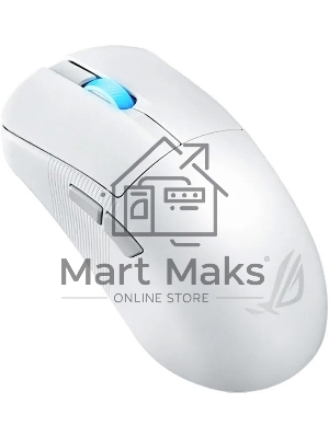 Мышь беспроводная ASUS ROG Harpe Ace Mini белый, 42000 dpi, радиоканал, Bluetooth, USB, кнопки - 5