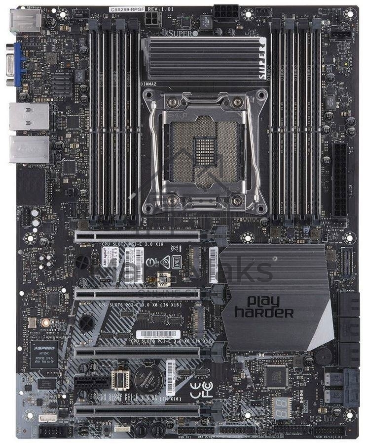 Материнская плата SuperMicro MBD-C9X299-RPGF-L-B without I/O shield