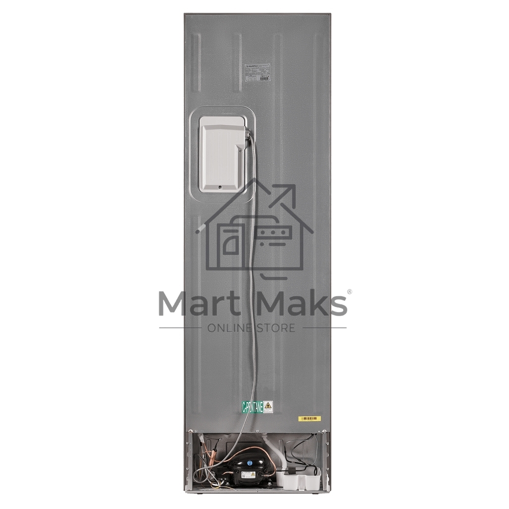 Холодильник Maunfeld MFF200NFSB10 Inverter черный двухкамерный 271/106 л морозилка снизу, NoFrost