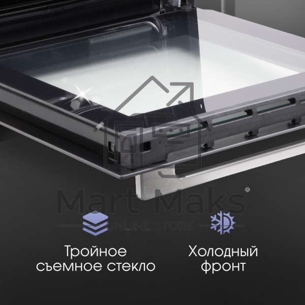 Духовой шкаф электрический встраиваемый Zigmund & Shtain E 145 S нержавеющая сталь