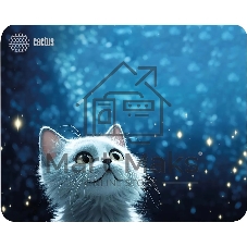 Коврик для мыши Cactus белый Cat 300x250x3мм (CS-MPC-D11M)