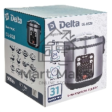 Мультиварка DELTA DL-6528 черная: 900 Вт,5л, 31 ПРОГРАММА (4)