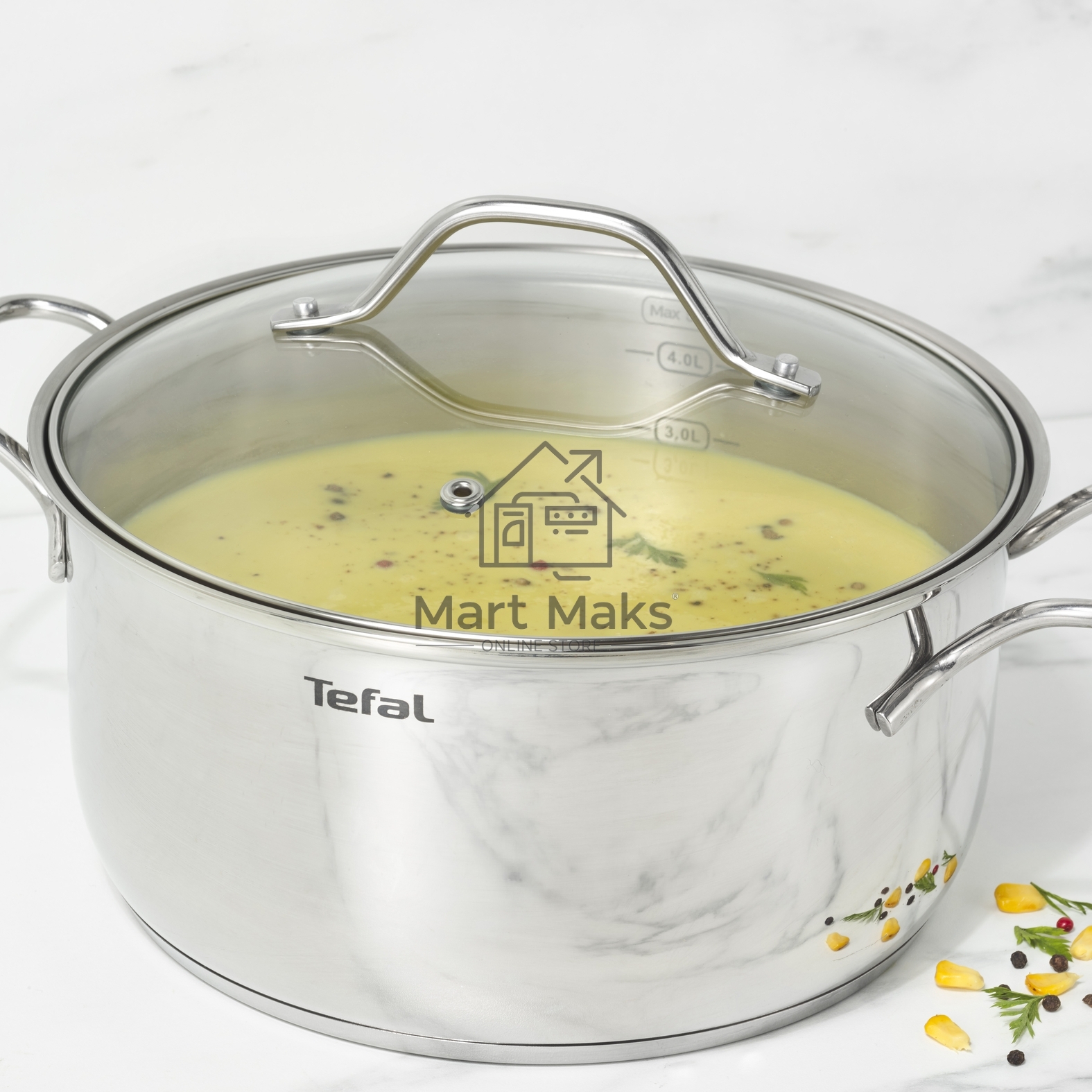 Кастрюля Tefal 24 см INTUITION