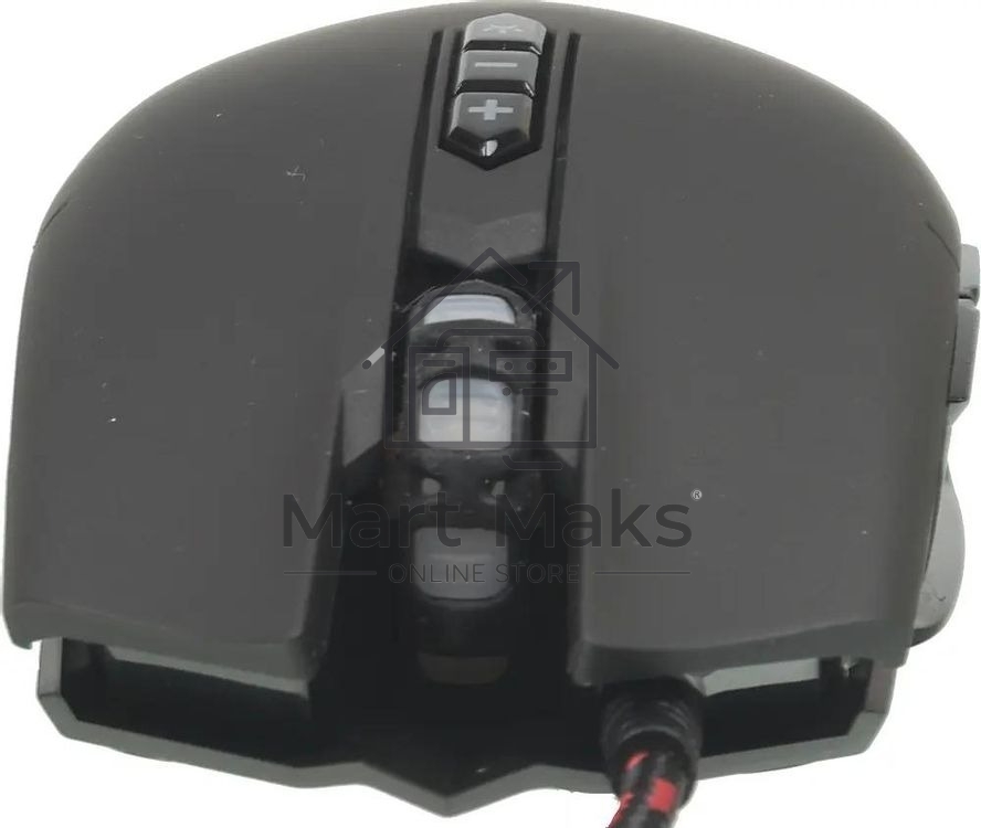 Мышь проводная A4Tech Bloody Q80 черный, 3200 dpi, USB, кнопки - 8