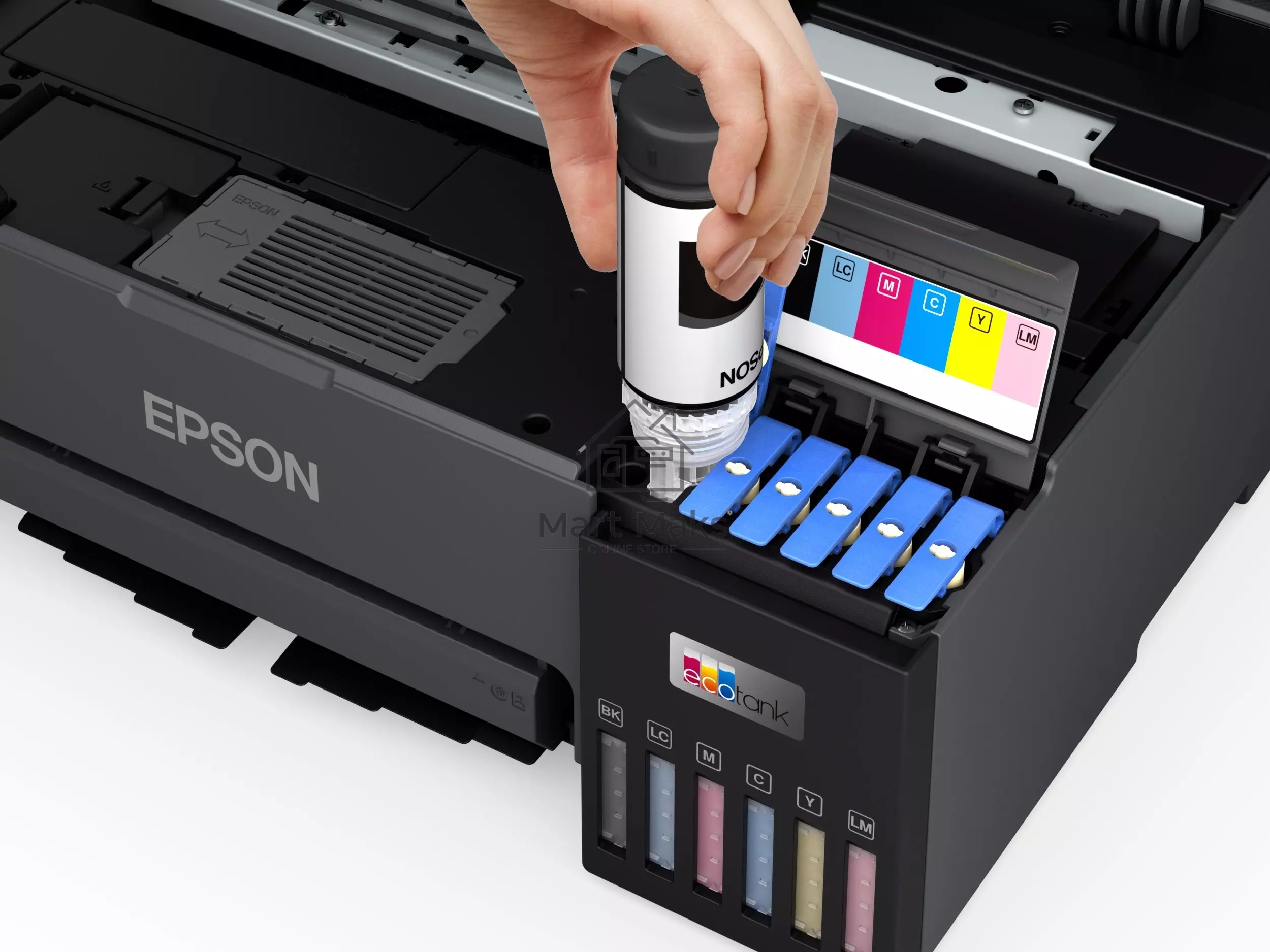 Принтер струйный Epson L8050 (C11CK37405/C11CK37402/C11CK37504/C11CK37507/C11CK37506), A4, цветное, печ. до 8 стр/мин., 1440 x 5760 dpi, USB, Wi-Fi