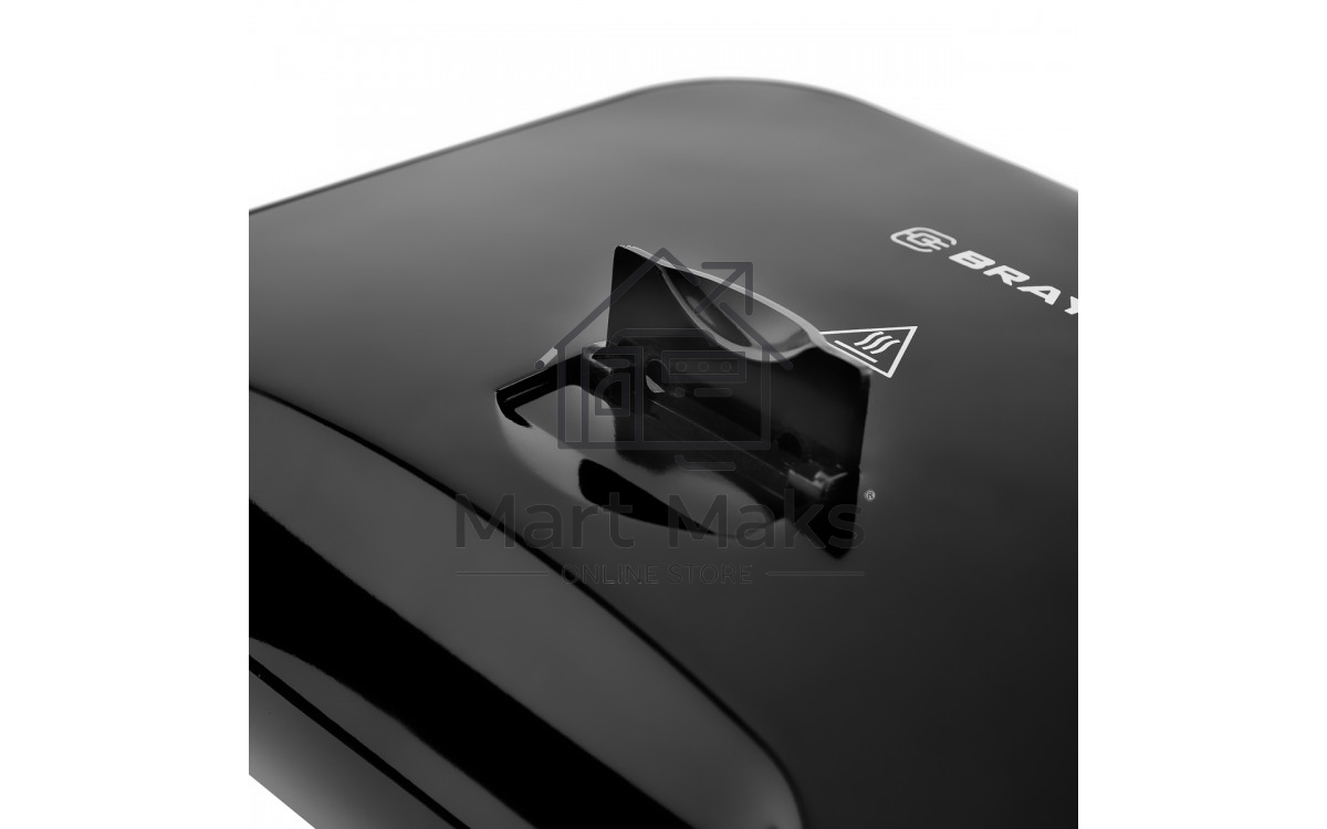 Сэндвичница BRAYER BR2202 3 в 1: сэндв, вафли, гриль, 750 Вт, съем.пласт 22,3*13,1 см, антиприг.пок