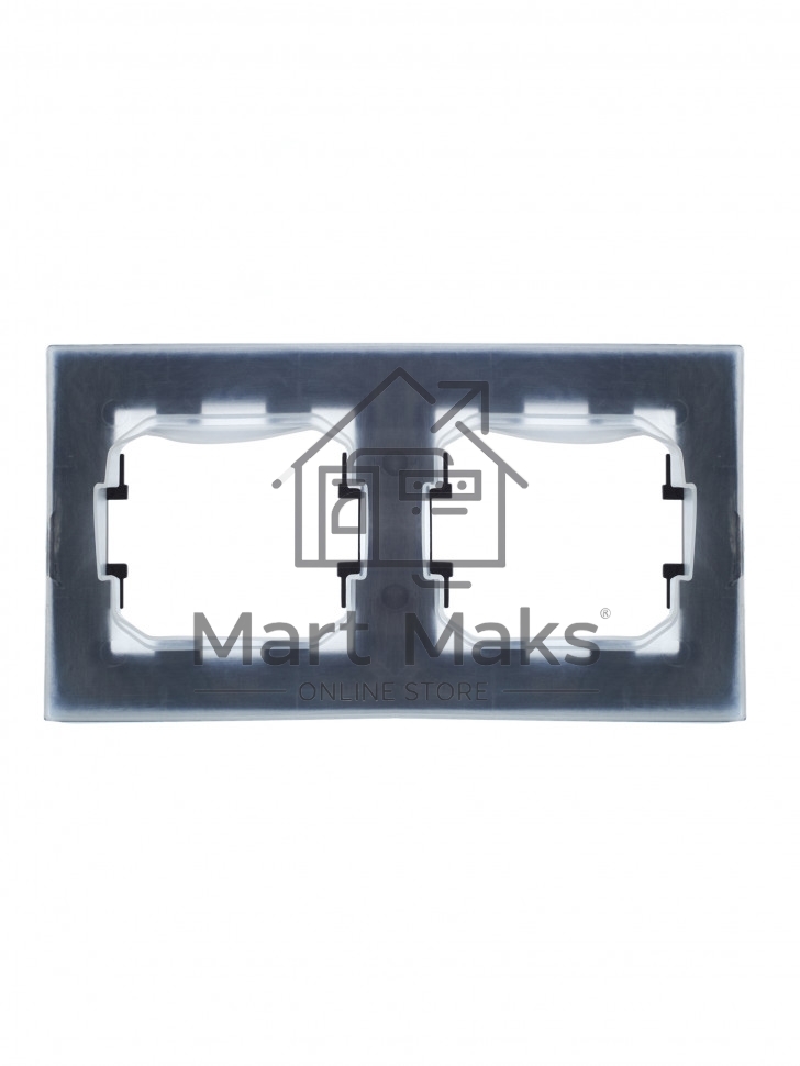 Рамка 2-местная IEK BRITE РУ-2-БрТБ-44 IP44 темная бронза