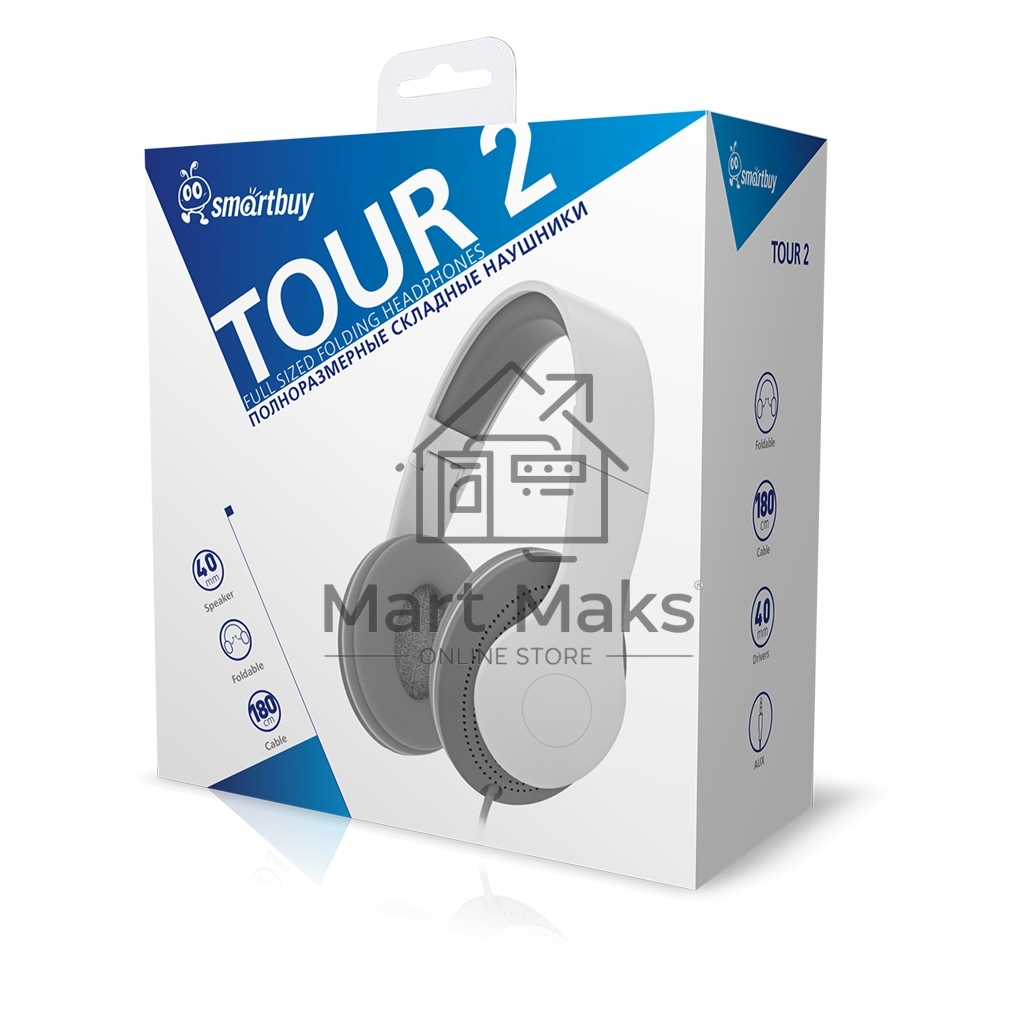 Наушники SMARTBUY (SBE7640) TOUR 2, серый