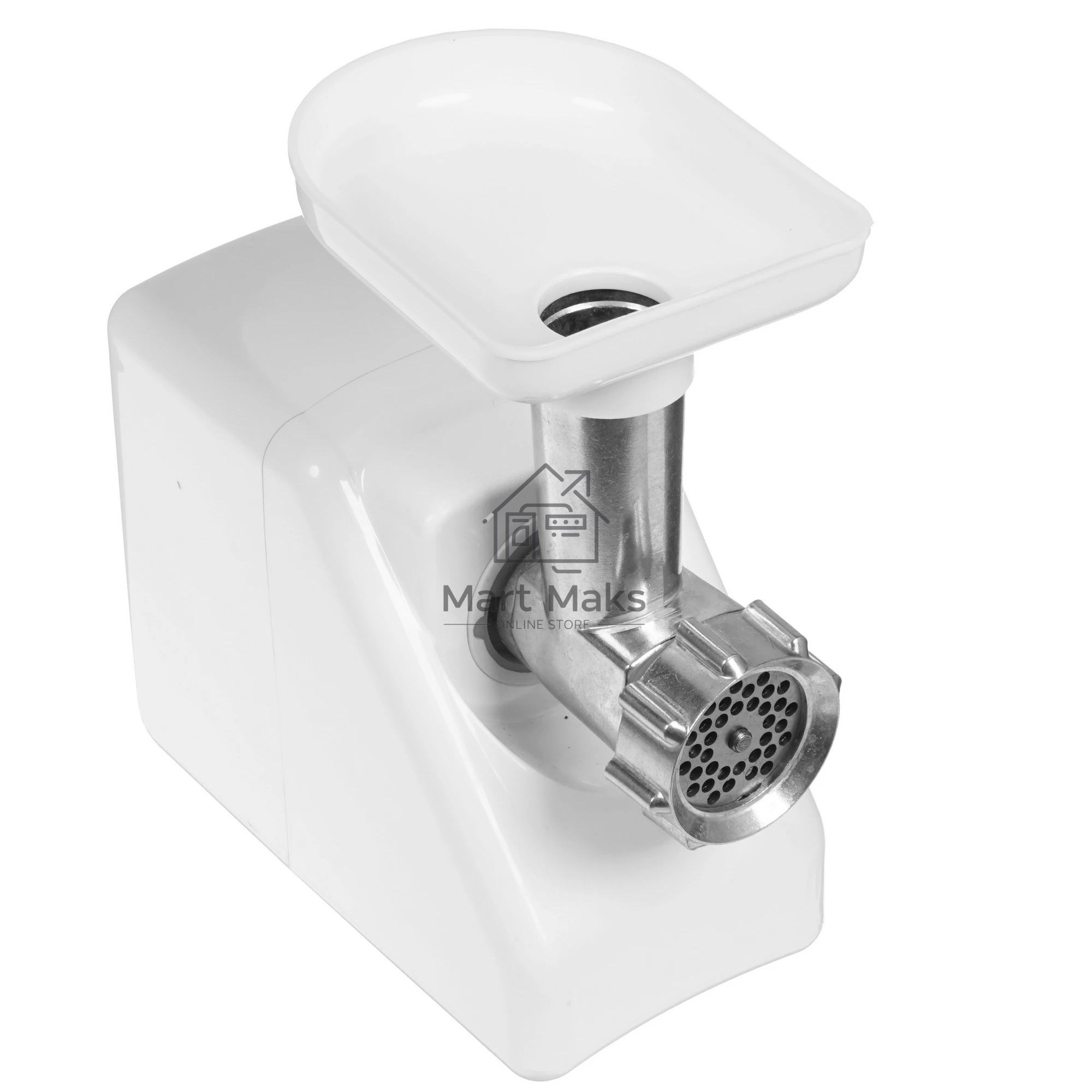 Мясорубка электрическая Ротор Макси ЭМШ 35/300-3 белый, 1500 Вт, 0.6 кг/мин, насадки - 4