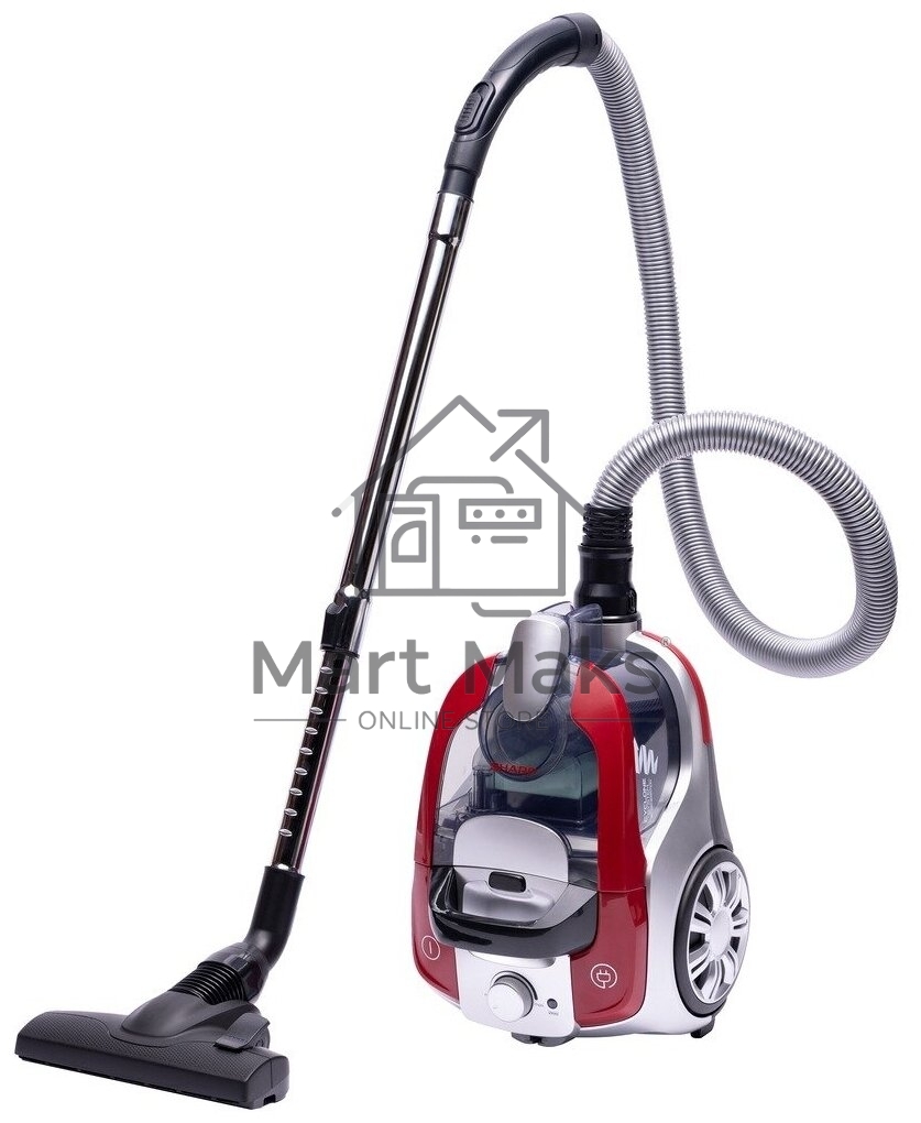 Пылесос Sharp ECNB16RR красный, 320/1600 Вт, уборка сухая, пылесборник контейнер 1 л