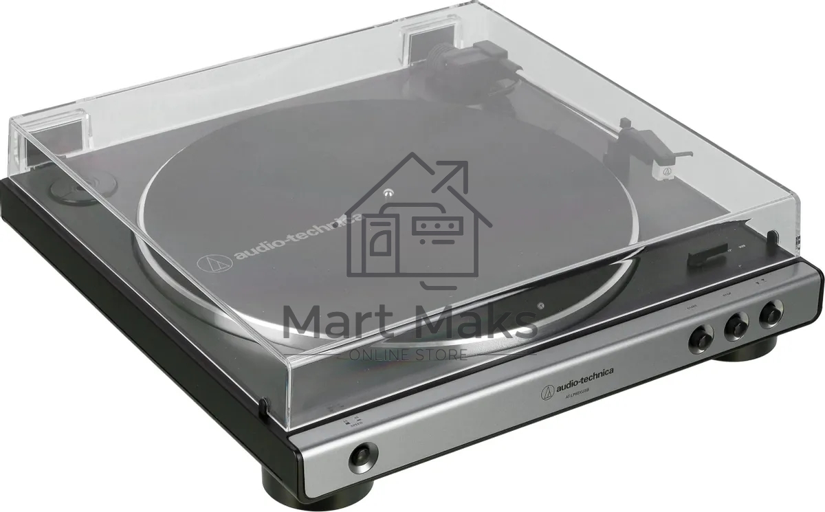 Проигрыватель винила Audio-Technica AT-LP60XUSB полностью автоматический серебристый