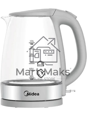 Чайник электрический Midea MK-8017 2200 Вт, 1.5 л, белый