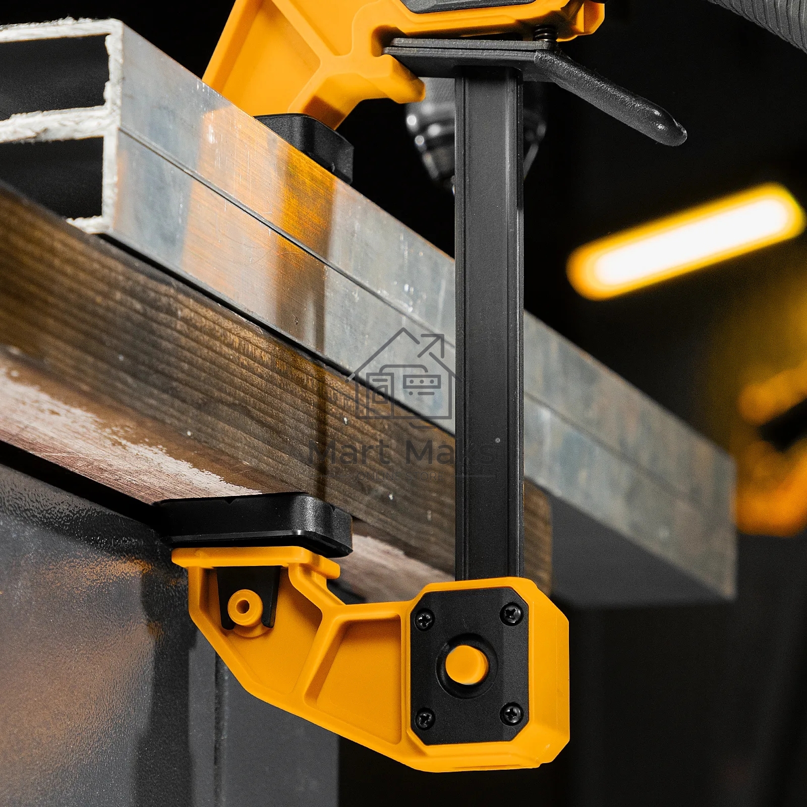 Струбцина Denzel F-образная, быстрозажимная, 150 х 80 мм, усиленный нейлоновый корпус