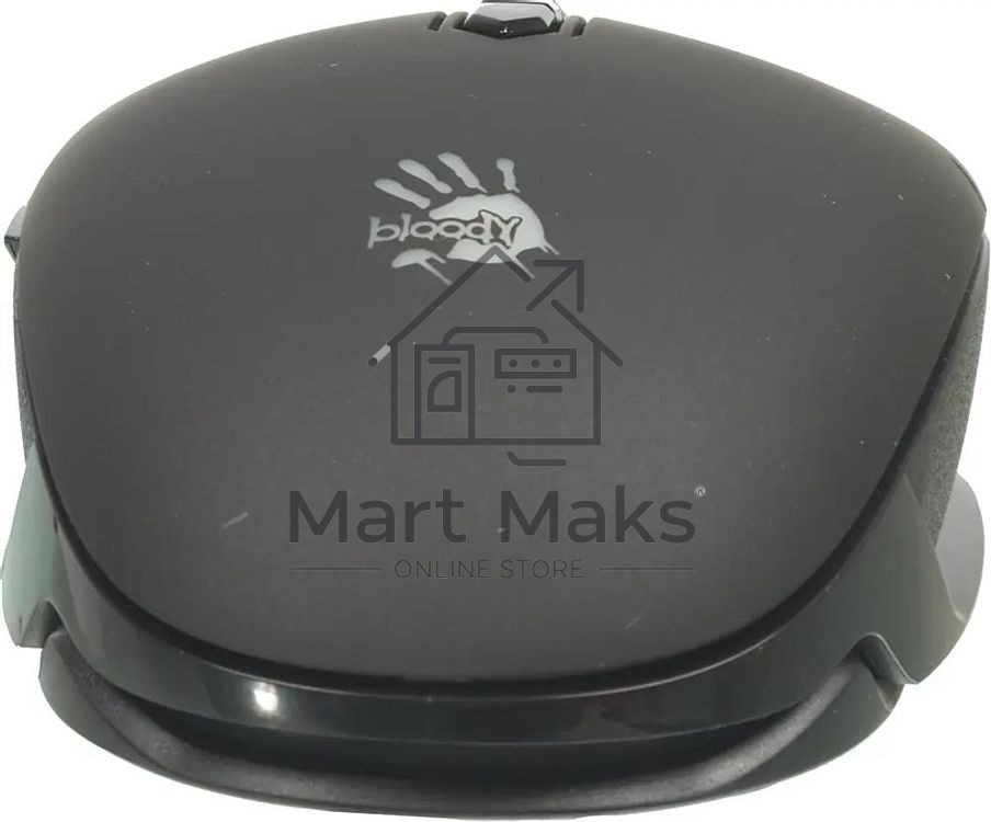 Мышь проводная A4Tech Bloody Q80 черный, 3200 dpi, USB, кнопки - 8