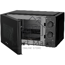 Микроволновая печь Oasis MW-70XB черный, 20 л, 700 Вт, переключатели - поворотный механизм