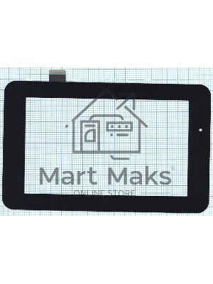 Сенсорное стекло (тачскрин) для DNS E78, черное