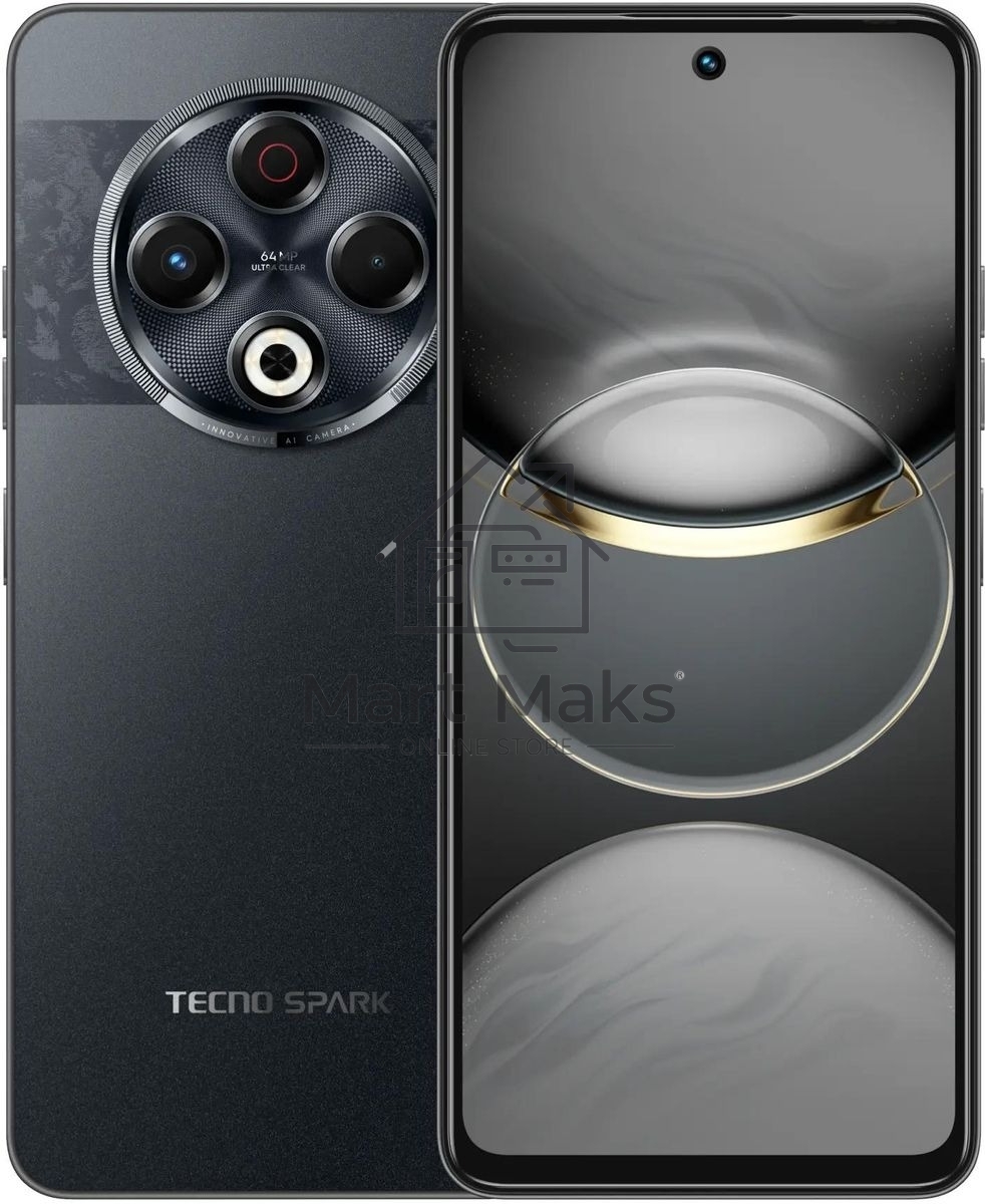 Смартфон Tecno SPARK 30, 8/256Gb, черный