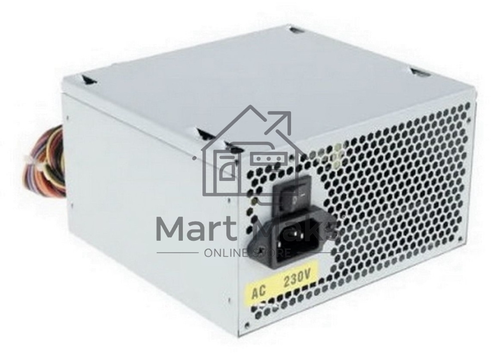 Блок питания Foxline FL550S 550W ATX PSU, 120FAN, 24 pin, 4 + 4 Pin (12V), 5*SATA, 2*4 pin molex, 1*FDD, 1*PCI-e(6 + 2 pin)