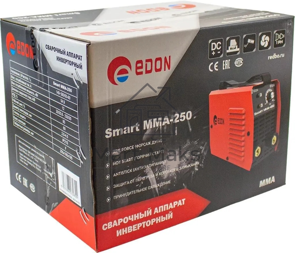 Инверторный сварочный аппарат Edon Smart MMA-250