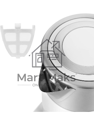 Чайник электрический Kitfort КТ-660-1 1.7л. 2200Вт белый (корпус: пластик)