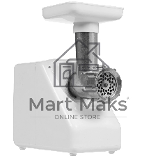 Мясорубка электрическая Ротор Макси ЭМШ 35/300-3 белый, 1500 Вт, 0.6 кг/мин, насадки - 4