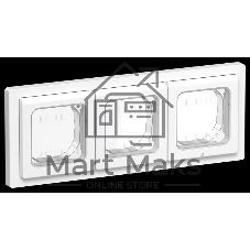 Рамка 3-местная IP55 Рпро-3-55-ФлБ белый FLITE