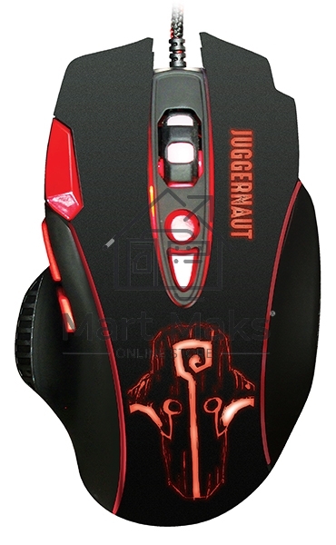 Мышь проводная Qumo PRO Series Juggernaut M84 черный, 6400 dpi, USB, кнопки - 8