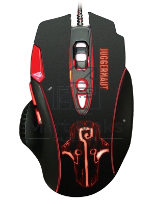 Мышь проводная Qumo PRO Series Juggernaut M84 черный, 6400 dpi, USB, кнопки - 8